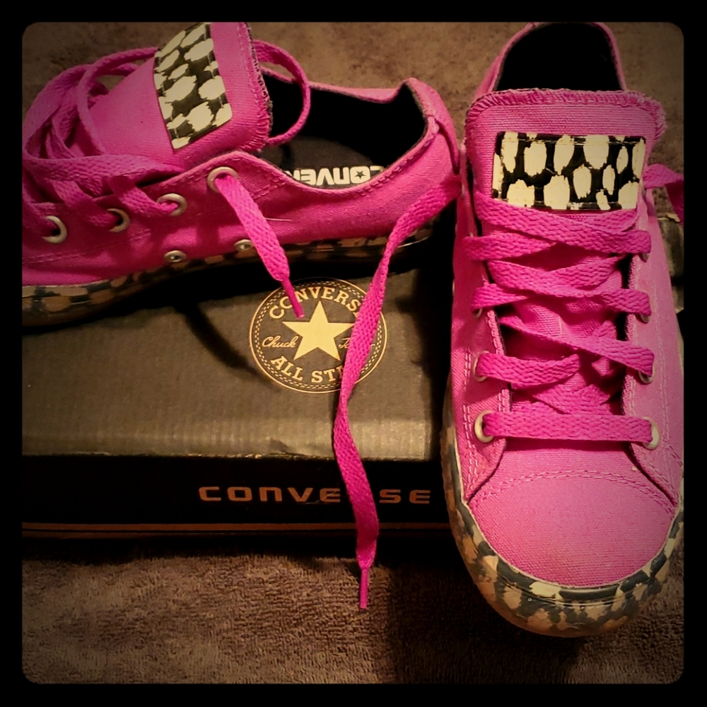 Women's Converse All Stars Purple Like New…